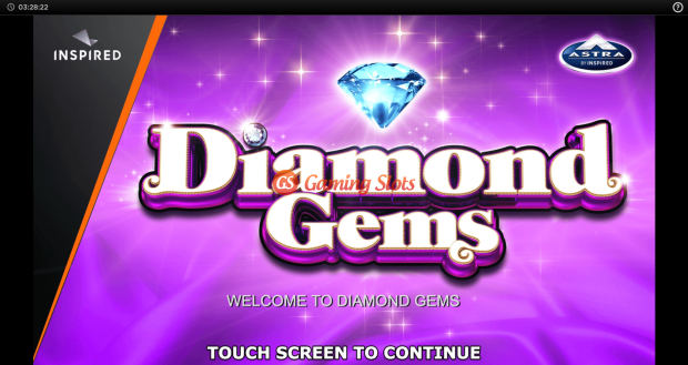 Game Intro for Diamond Gems slot from Inspired Gaming