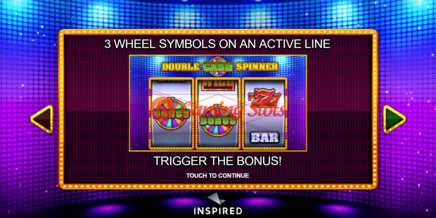 Game Intro for Double Cash Spinner slot from Inspired Gaming
