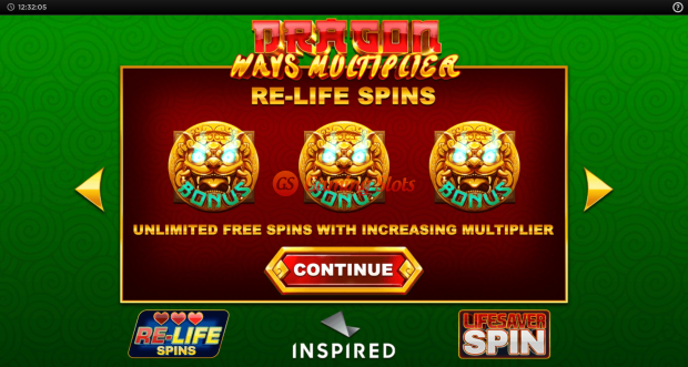 Game Intro for Dragon Ways Multiplier slot from Inspired Gaming