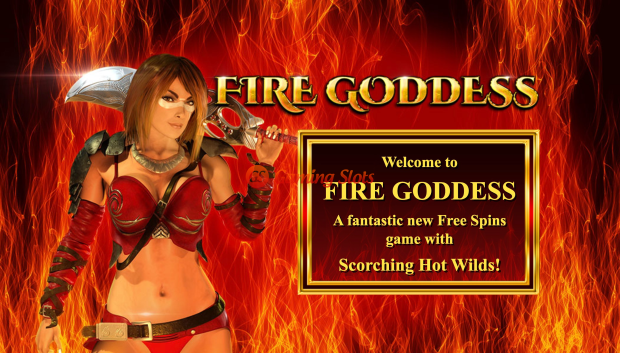 Game Intro for Fire Goddess slot from Inspired Gaming