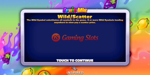 Game Intro for Fruit Mix slot from Inspired Gaming