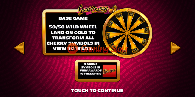 Game Intro for Gold Cherry slot from Inspired Gaming