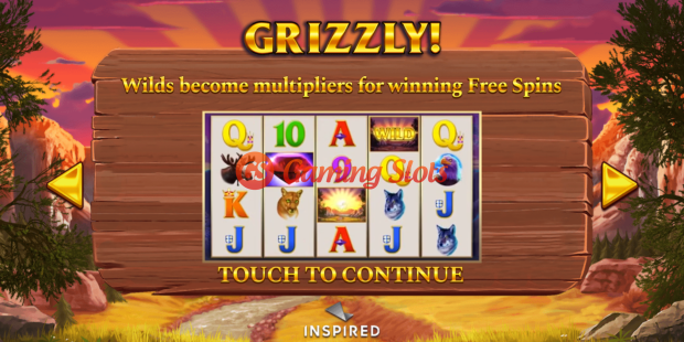 Game Intro for Grizzly slot from Inspired Gaming