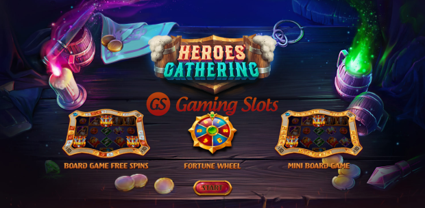Game Intro for Heroes Gathering from Relax Gaming