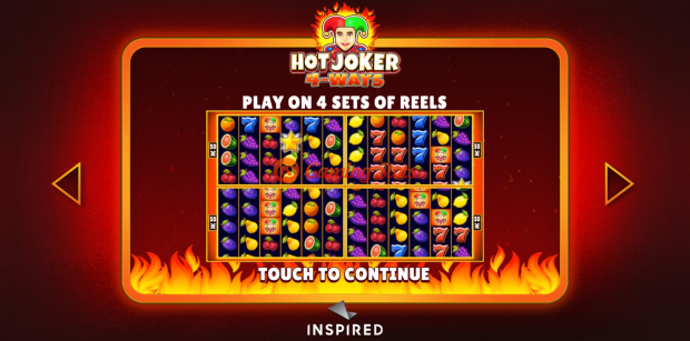 Game Intro for Hot Joker 4 Ways slot from Inspired Gaming