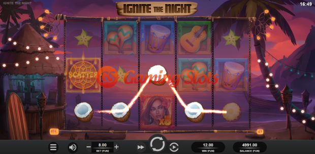 Base Game for Ignite The Night from Relax Gaming
