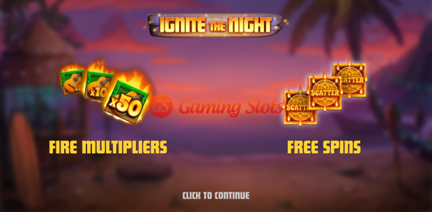 Game Intro for Ignite The Night from Relax Gaming