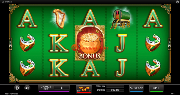 Base Game for Irish Fortune slot from Inspired Gaming