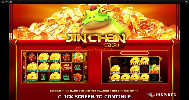 Game Intro for Jin Chan Cash slot from Inspired Gaming