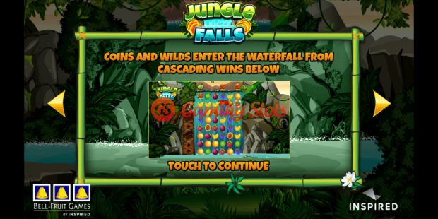 Game Intro for Jungle Falls slot from Inspired Gaming