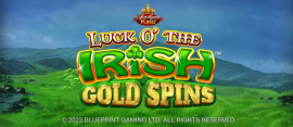 luck o' the Irish slot Gold Spins Jackpot King logo