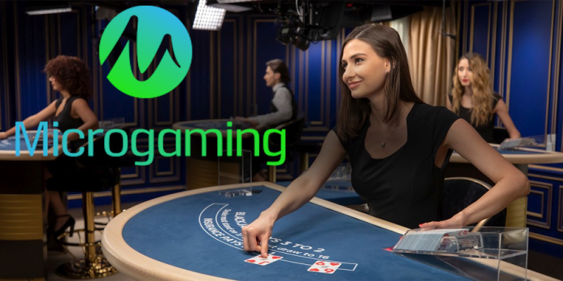 Microgaming Live Casino dealer