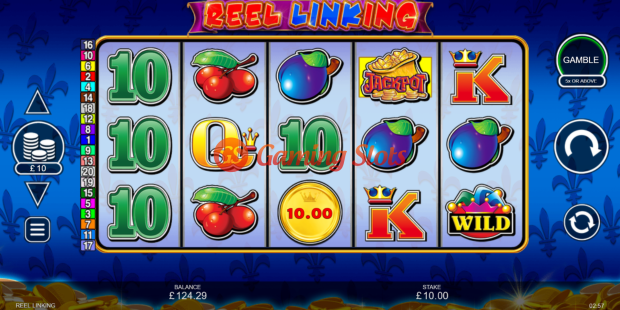 Base Game for Reel Linking slot from Inspired Gaming