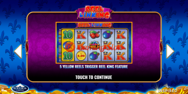 Game Intro for Reel Linking slot from Inspired Gaming