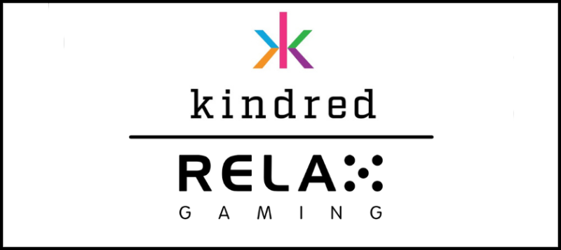 relax gaming and kindred logos