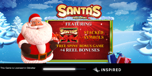 Game Intro for Santa's Free Spins slot from Inspired Gaming