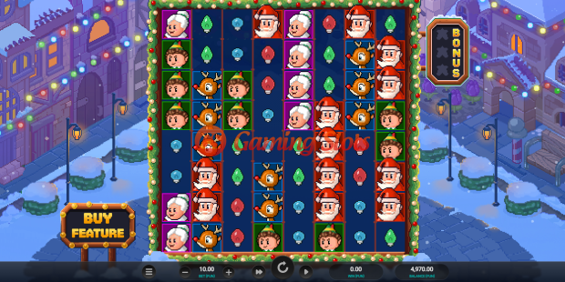 Base Game for Santas Stack from Relax Gaming