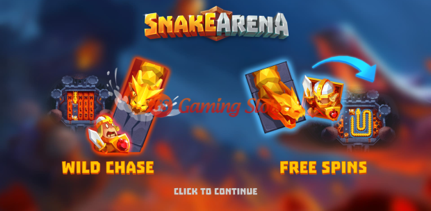 Game Intro for Snake Arena from Relax Gaming
