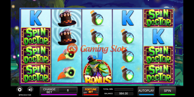 Base Game for Spin Doctor slot from Inspired Gaming
