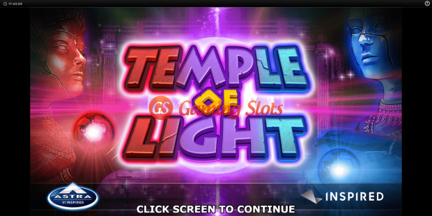 Game Intro for Temple of Light slot from Inspired Gaming