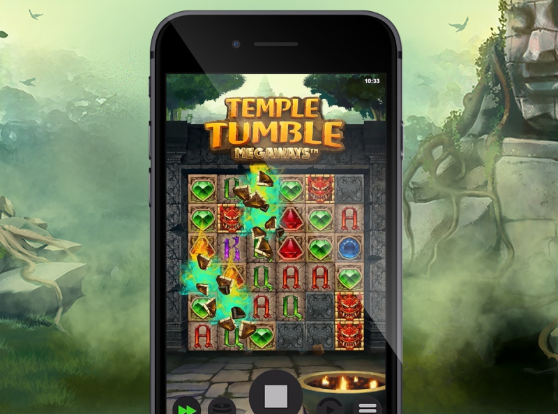 Temple Tumble slot on mobile