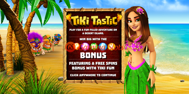 Game Intro for Tiki Tastic slot from Inspired Gaming