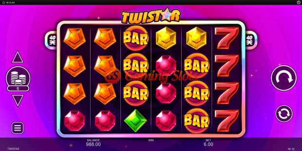 Base Game for Twistar slot from Inspired Gaming