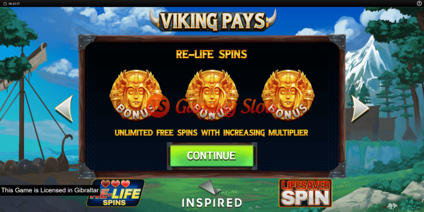 Game Intro for Viking Pays slot from Inspired Gaming