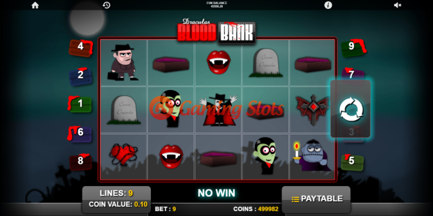 Blood Bank slot base game by 1X2 Gaming