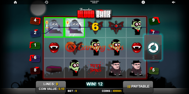 Blood Bank slot base game by 1X2 Gaming