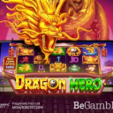 dragon hero slot logo over mobile phone