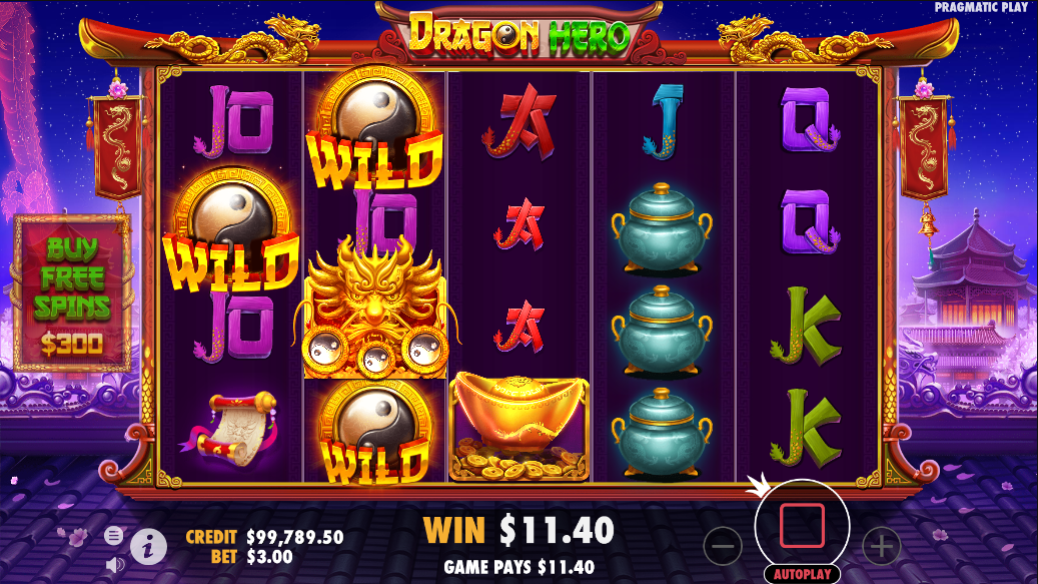 dragon hero slot game