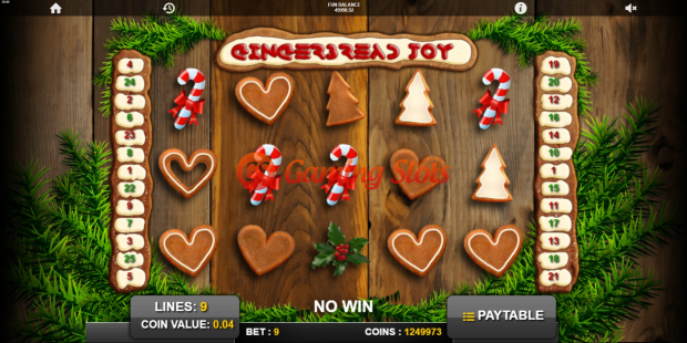 Gingerbread Joy slot base game by 1X2 Gaming