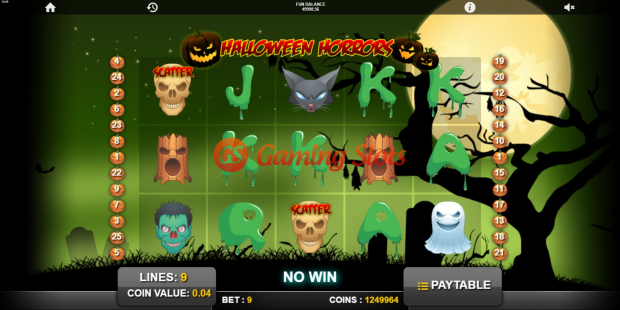 Halloween Horrors slot base game by 1X2 Gaming