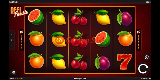 Reel Fruits slot base game by 1X2 Gaming