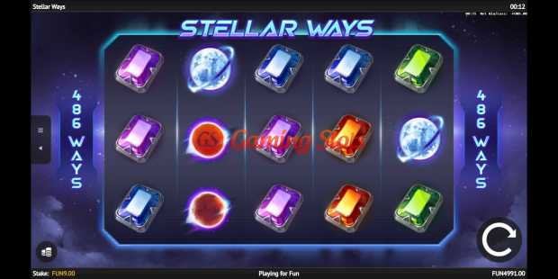 Stellar Ways slot base game by 1X2 Gaming