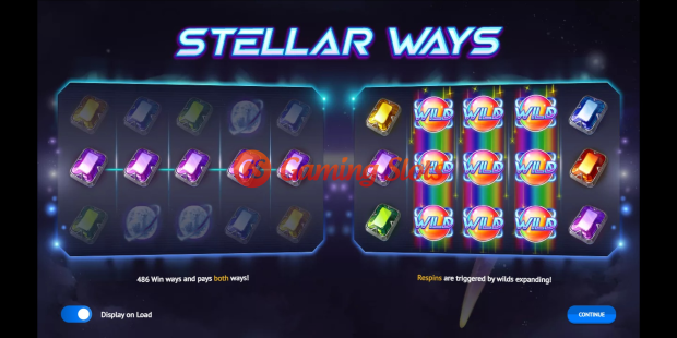 Stellar Ways slot game intro by 1X2 Gaming