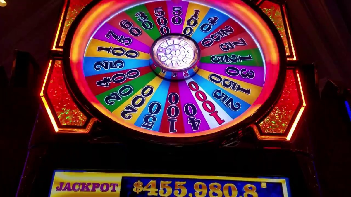 Wheel of Fortune slot machine jackpot wheel