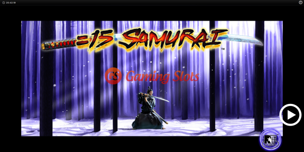 Game Intro for 15 samurai slot from BluePrint Gaming