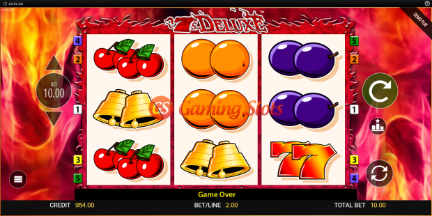 Base Game for 7s Deluxe slot from BluePrint Gaming