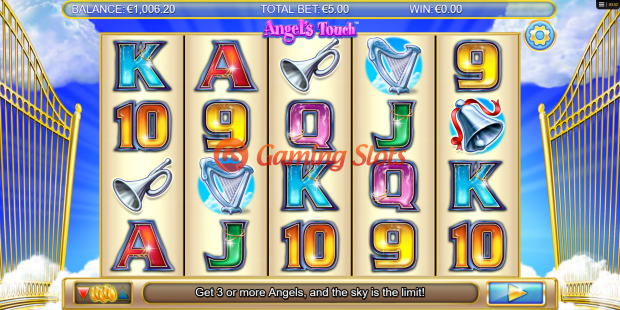 Base Game for Angel's Touch slot from Lightning Box Games