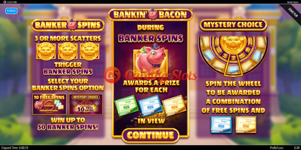 Game Intro for Bankin' Bacon slot from BluePrint Gaming