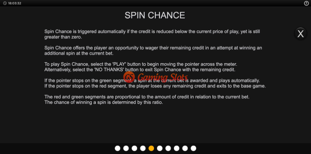 Game Rules for Bar-X Hot Spins slot from Inspired Gaming