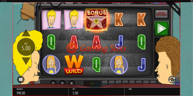 Base Game for Beavis and Butt-Head slot from BluePrint Gaming