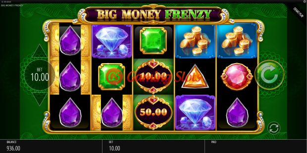 Base Game for Big Money Frenzy slot from BluePrint Gaming