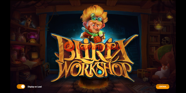Game Intro for Blirix Workshop slot from Iron Dog Studio