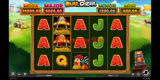 Bulldozer slot base game by 1X2 Gaming