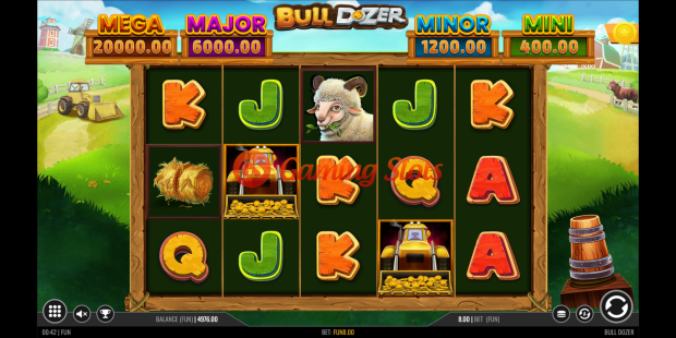 Bulldozer slot base game by 1X2 Gaming