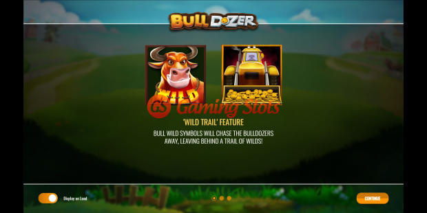 Bulldozer slot game intro by 1X2 Gaming