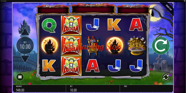 Base Game for Count Duckula slot from BluePrint Gaming